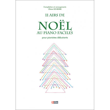Airs de Noël faciles au piano débutant