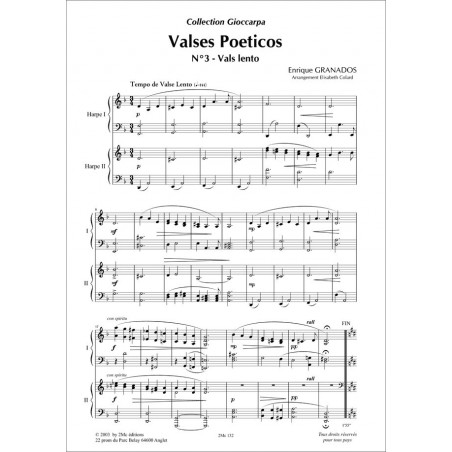 Vals Poeticos N°3 Vals lento - Enrique Granados