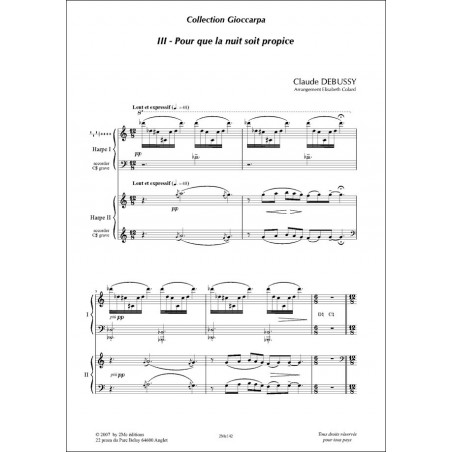 III - Pour que la nuit soit propice - Claude Debussy