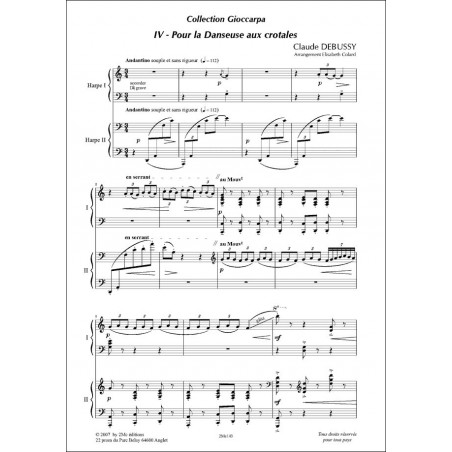 IV - Pour la danseuse aux crotales - C. Debussy
