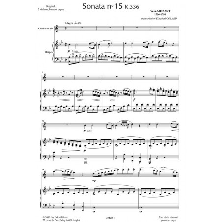 Sonata n°15 k336 - Mozart