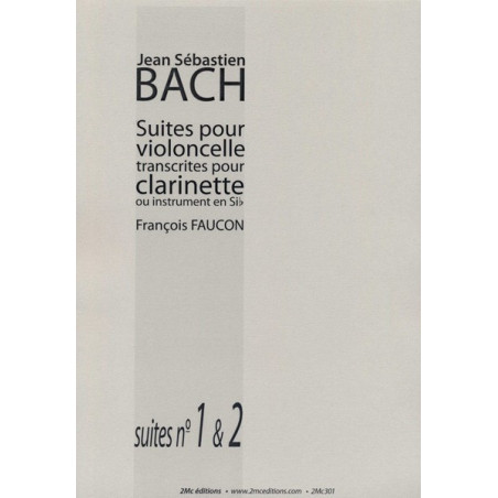 Suites de Bach 1 & 2 pour clarinette