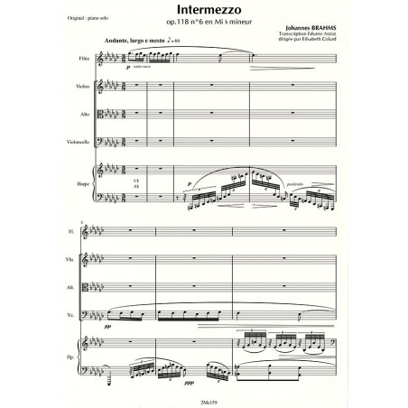 Intermezzo Op 118 n°6 - Johannes Brahms