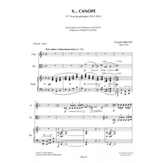 Claude Debussy Canope
