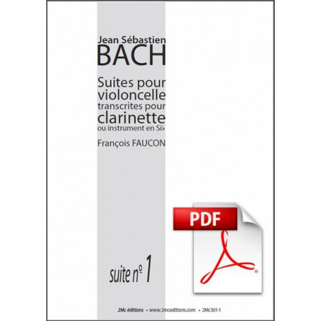 JS Bach Suite n°1 pour clarinette Pdf