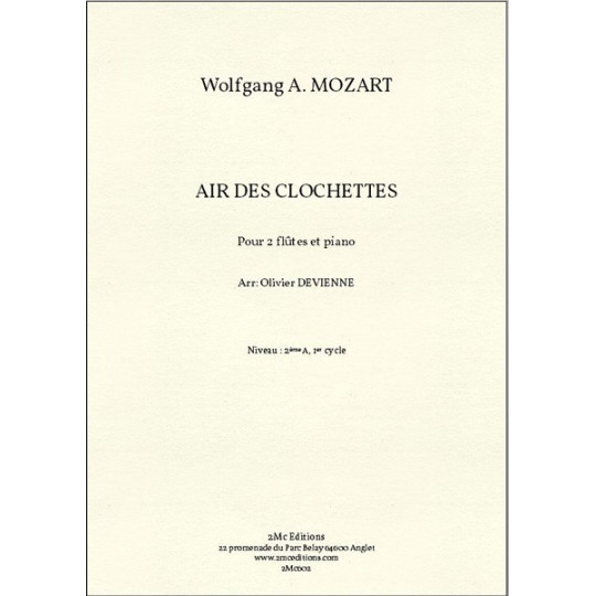 Mozart Air des Clochettes  