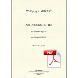 Mozart Air des Clochettes pdf