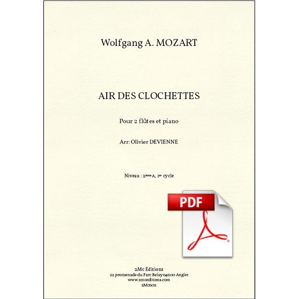 Air des Clochettes pdf
