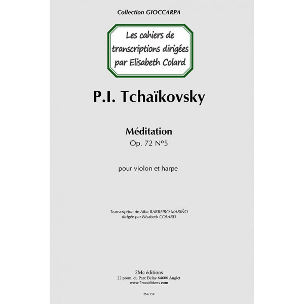 Tchaikovsky Méditation (violon & harpe)