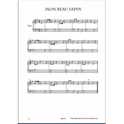 Airs de Noel au piano faciles en pdf