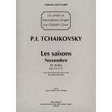 Tchaikowsky Les saisons Novembre pour flûte, alto et harpe