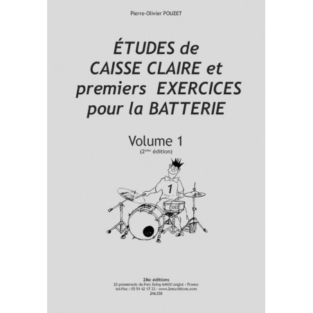 Premiers exercices pour batterie Vol. 1