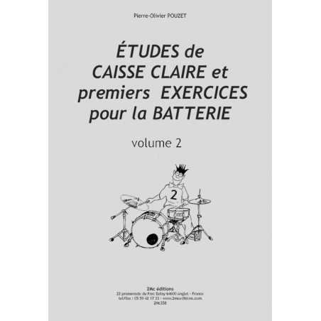 Études de Caisse-Claire & Batterie Vol. 2 - Exercices avancés