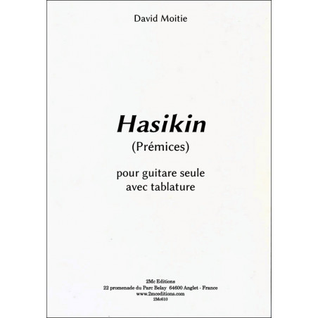 Hasikin pièce pour guitare solo