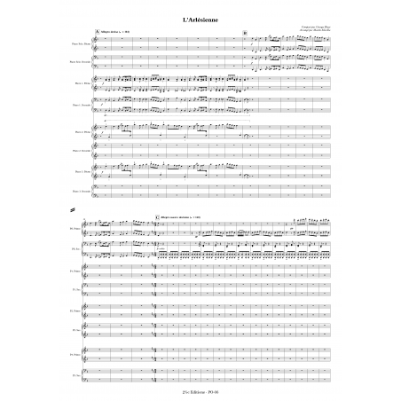 L'Arlésienne (Bizet) - 4 pianos, 4 mains