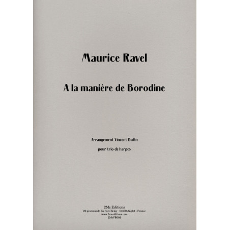 A la manière de Borodine Maurice Ravel