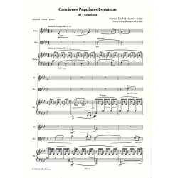 Asturiana – Manuel de Falla | Flûte, alto ou violoncelle et harpe