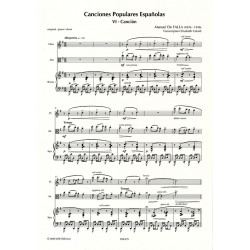 Canción – Manuel de Falla | Flûte, alto ou violoncelle et harpe