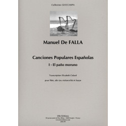 El paño moruno – Manuel de Falla pour flûte, alto ou violoncelle et harpe