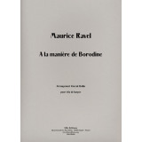 Ravel A la manière de Borodine pour trio de harpes Couverture