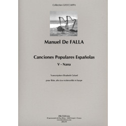 Nana – Manuel de Falla | Flûte, alto ou violoncelle et harpe