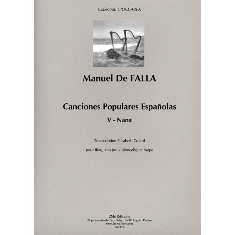 Nana – Manuel de Falla | Flûte, alto ou violoncelle et harpe