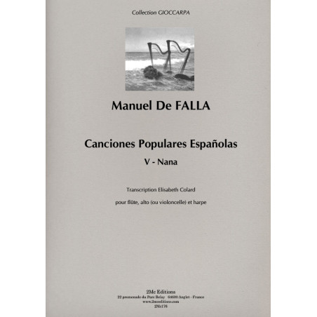 Nana – Manuel de Falla | Flûte, alto ou violoncelle et harpe