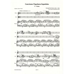Nana – Manuel de Falla | Flûte, alto ou violoncelle et harpe