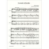 Ravel A la manière de Borodine pour trio de harpes Score