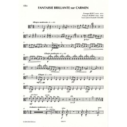 Fantaisie brillante sur Carmen | Flûte, alto ou violoncelle et harpe