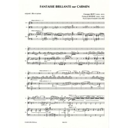 Fantaisie brillante sur Carmen | Flûte, alto ou violoncelle et harpe
