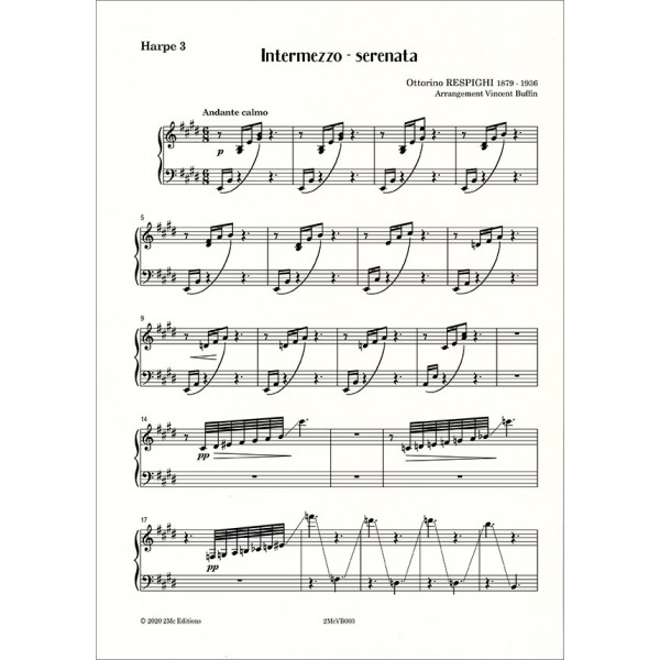 Respighi  Intermezzo serenata Harpe 3