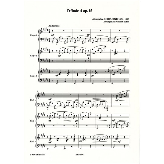 Scriabine Prélude 4 op.15