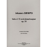 Brahms - Valse n°15 lab maj op39 Couverture