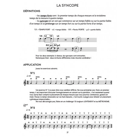 Méthode de Guitare vol 1 P. Renoncet  Page 27