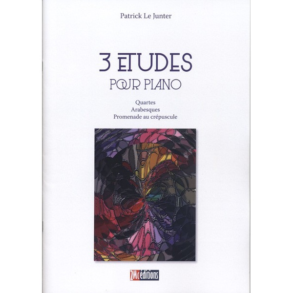 3 Etudes pour piano - Patrick Le Junter