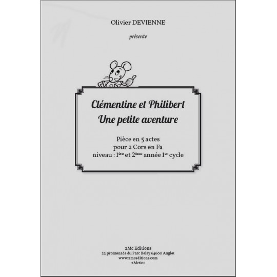 Pièces faciles pour deux cors en fa - Clémentine et Philibert