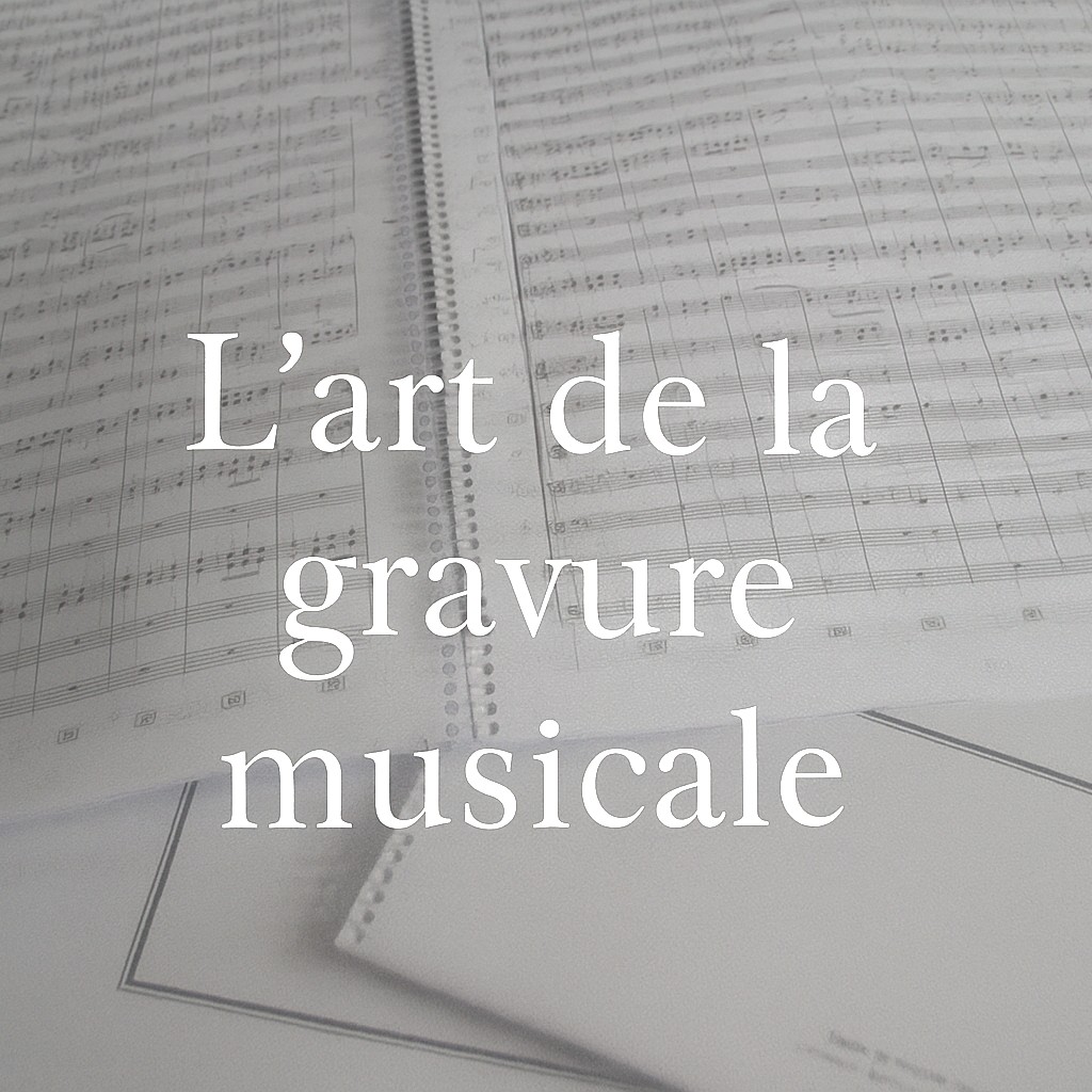 L'art de la gravure musicale