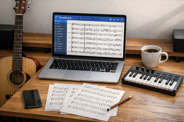Musescore Le logiciel en action pour la création musicale et l'édition de partitions