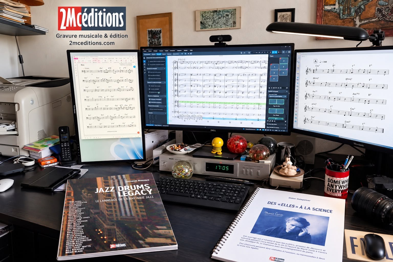 Gravure musicale professionnelle avec Dorico chez 2Mc Éditions.